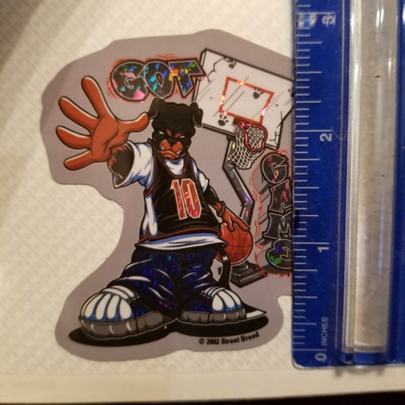 '02 Street Breed prism vending mach. sticker "Got Game" - Picture 7 of 7